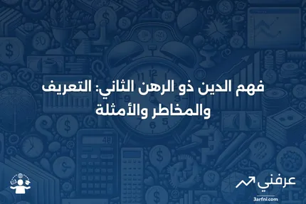 الدين ذو الرهن الثاني: التعريف، المخاطر، المثال