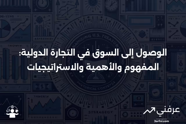 ما هو الوصول إلى السوق في التجارة الدولية؟