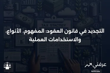 التجديد: التعريف في قانون العقود، الأنواع، الاستخدامات، والمثال