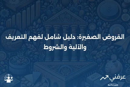 القروض الصغيرة: التعريف، كيفية عملها، شروط القرض