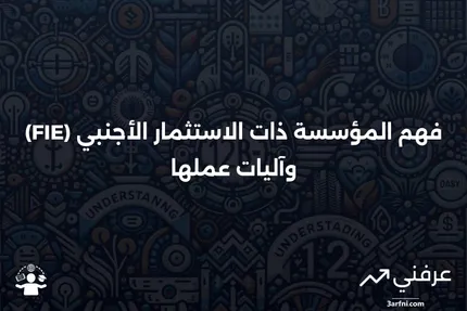 المؤسسة ذات الاستثمار الأجنبي (FIE): ما هي وكيف تعمل