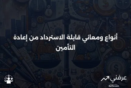 قابلة الاسترداد من إعادة التأمين: الأنواع والمعنى