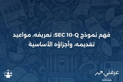 نموذج SEC 10-Q: التعريف، المواعيد النهائية للتقديم، والمكونات