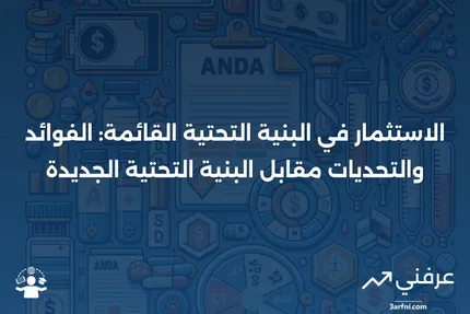 الاستثمار في البنية التحتية القائمة: التعريف، المزايا، مقارنة مع الاستثمار في البنية التحتية الجديدة