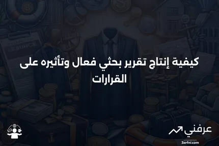 ما هو التقرير البحثي؟ كيفية إنتاجه وتأثيره