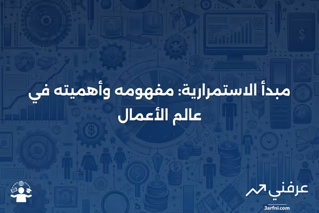 ماذا يعني مبدأ الاستمرارية؟